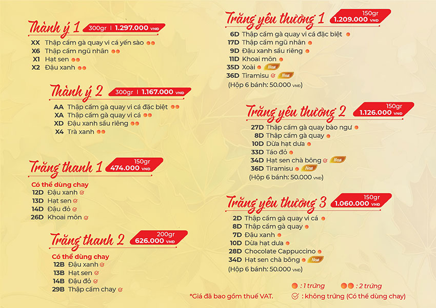 BANH TRUNG THU GIVRAL 6 BÁNH