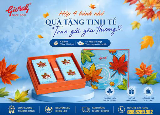 Combo bánh trung thu givral trăng thanh