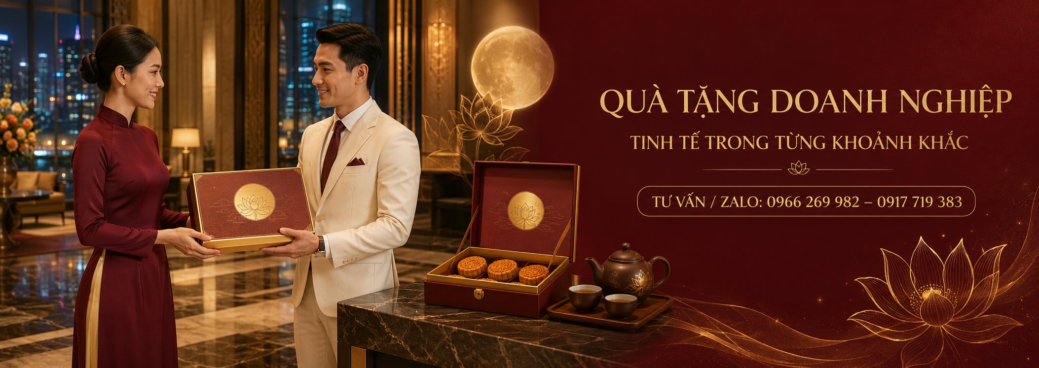 Bánh Trung Thu Givral làm quà doanh nghiệp 2026